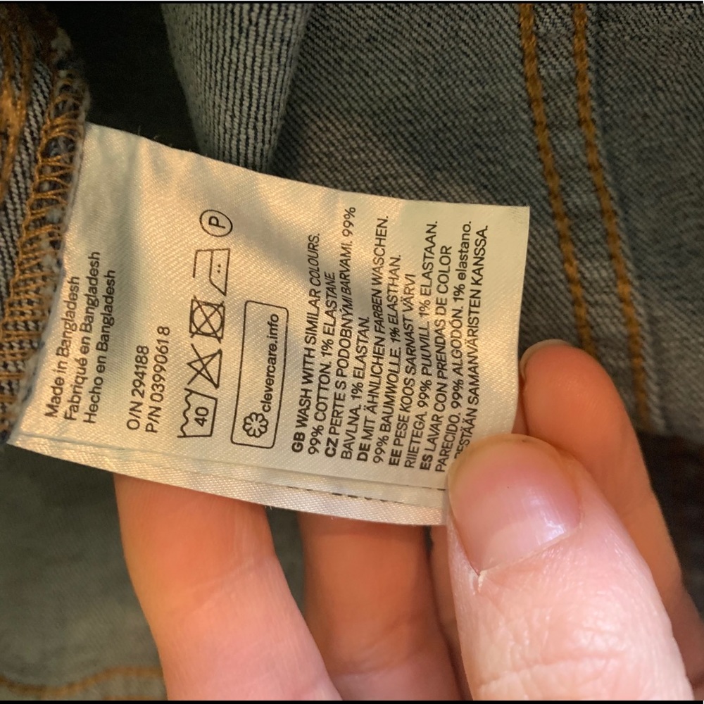 H&M Denim Jean Jacket 4 - Picture 6 of 7
